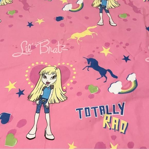 Lil' Bratz Doll Single Bed Flat Sheet - Picture 2 of 16